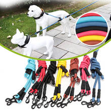 High Quality Double-headed leash Small Medium Large dog lead pet supplies For Walking Training Running Safety Rope Dog Leashes 2024 - buy cheap