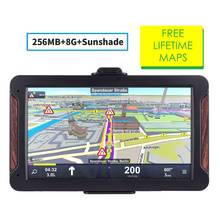 katarina 7 Inch Gps Navigator Portable Navigator 8GB+256MB+Sunshade Gps Navi Navigation Device Maps Truck Car Auto Touch Screen 2024 - buy cheap