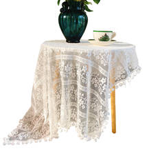 Korean Style Fresh Vine Embroidery Lace Tablecloth Table Cloth for Tea Table Piano Cover Garden Decoration Photo Background 2024 - buy cheap