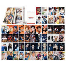 54pcs Kpop Stray kids LOMO Cards UNLOCK New photo album 2021 SEASON GREETING FELIX HYUNJIN BANG CHAN Straykids k-pop photocards 2024 - buy cheap