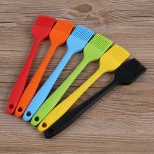 Hot 1pc Silicone Baking Bakeware Bread Cook Brushes Pastry Oil BBQ Basting Brush Tool Color Random Kitchen Tools bbq Accessories 2024 - buy cheap