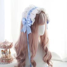 Japanese-Style Soft Girl Lolita White Lace Headdress Hair Band All-match Soft Girl Lolita Small Thing Hair Accessory KC 2024 - buy cheap
