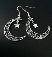 Bohemian gothic moon star pendant earrings moon earrings star creative earrings Fashion Accessories Woman Holiday Gift 2024 - buy cheap