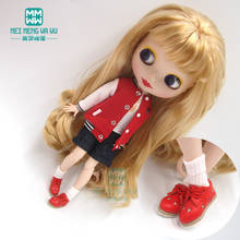 Blyth clothe fashion Baseball uniform, shorts, red shoes for Blyth Azone 1/6 doll accessories 2024 - buy cheap