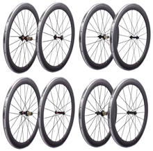 Carbon Wheel with Alloy Brake Track 700C 60mm Clincher 23m Width Road Bicycle Wheels V-brake Wheel Set 2024 - buy cheap