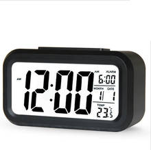 Reloj despertador inteligente con luz nocturna para niños, despertador electrónico digital LED creativo, Popular, regalo 2024 - compra barato