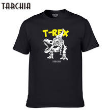 TARCHIA 2022 T-Rex Tyrannosaurus Oversized Fitness Cotton Homme Sleeve Spring Fashion Print Men Tees Tops Casual T Shirt New 2024 - buy cheap