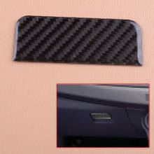 Black Car Copilot Storage Box Handle Trim Cover Fit For Mitsubishi Lancer Evo 2008 2009 2010 2011 2012 2013 2014 Carbon Fiber 2024 - buy cheap
