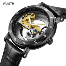 WLISTH Top Luxury Mens Watches Brand Fashion Tourbillon Automatic Mechanical Watch Men Waterproof Skeleton Clock Montre Homme 2024 - buy cheap