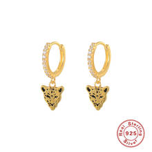 BOAKO 925 Sterling Silver Hoop Earrings For Women Animal Pendientes Zircon Piercing Huggie Earrings Luxury Jewelry Joyero Gifts 2024 - buy cheap
