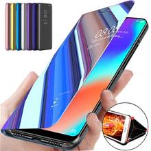 Funda con tapa de espejo inteligente para Huawei P20 P30 P40 Pro Mate 10 20 Lite Honor 20 Pro 10i 9 Lite 9C 9S 9A 9X X10 8X P Smart 2019 2024 - compra barato