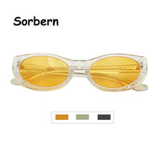 Óculos de sol gatinho feminino, óculos de sol de acetato, com estilo de rua, para mulheres 2024 - compre barato