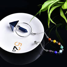 1PC natural crystal wind chime pendant crystal pyramid natural crystal point magic cure crystal home decoration DIY gift 2024 - buy cheap