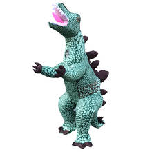 Adulto traje de dinossauro inflável t rex mulher homem trajes dinossauro alienígena festa de halloween vestido extravagante carnaval terno cosplay 2024 - compre barato