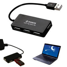 Hub usb 2.0, 4 portas, alta velocidade, mini hub de expansão divisor usb para pc, laptop, suporta windows 8, windows 7, promoção 2024 - compre barato