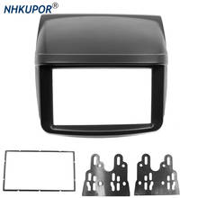 2 Din Radio Fascia Frame For Mitsubishi Triton L200 Pajero Sport Dash Panel Mounting Installation Trim Kit Faceplate Bezel 2024 - buy cheap