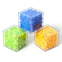 3D лабиринт шар магический куб головоломка скоростной куб лабиринт катящийся шар игрушки головоломка игра кубики магикос обучающие игрушки для детей 2024 - купить недорого