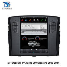 10.4" Tesla Style Android Car GPS Navigation For MITSUBISHI PAJERO V97/Montero2006-2015 Auto Radio Stereo Multimedia Player 2024 - buy cheap