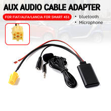 Adaptador de Cable con micrófono para Alfa Romeo 159, para Fiat Grande Punto, unidad principal de CD de Audio de 6 pines, receptor Aux bluetooth 2024 - compra barato