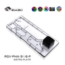 BYKSKI Acrílico Board usar para PHANTEKS 916 Caixa Do Computador/Canal Solução para CPU e GPU Bloco De Água/3PIN RGB Luz 2024 - compre barato