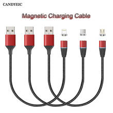 CANDYEIC-Cable de carga magnético para iPhone 12, adaptador magnético para iPhone 12mini, Cargador rápido para iPhone 12pro Max, carga USB C 2024 - compra barato