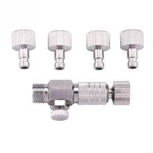 Disconnect Adapter Airbrush Air Horse Quick Connecter Set 1/8'' Fittings Part with 4 Fittings 2024 - buy cheap