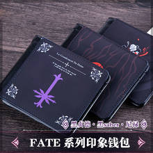 Anime Game Fate/Grand Order FGO Fate/Extra Nero Alter Saber Alter Short Wallets Card Set Holder Purse PU Leather Money Bag Gifts 2024 - buy cheap