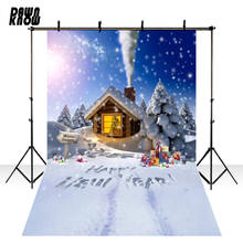 DAWNKNOW Happy New Year Photography Background Winter Wonderland Baby House Photo Shoot Backdrop Christmas Photo Studio L900 2024 - buy cheap