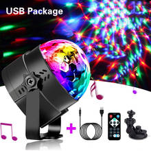 5V USB Disco Light Ball Lighting for Car Home Wedding Outdoor Party DJ Stage Light Projectorwith Remote Ajustable Base 2024 - buy cheap