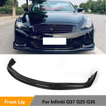 Fibra de carbono/frp amortecedor dianteiro do carro spoiler queixo divisores para infinti g37 base coupe viagem sedan 2009 - 2013 2024 - compre barato