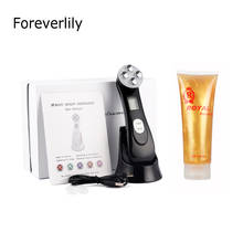 RF & EMS Facial Skin Care Massager Microcurrent Face Lifting Massage Device With Skin Tightening Gel Rejuvenation Hydrating Gel 2024 - buy cheap