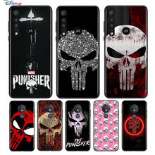 Marvel Punisher Skull para Motorola G9 G8 G Stylus Power One Fusion Hyper Edge E7 E6 5G Plus Play Lite, funda suave para teléfono 2024 - compra barato