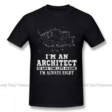 Camiseta de Architect I M An Architect To Save Time, camiseta estampada impresionante, camiseta 100 algodón para hombre 6xl 2024 - compra barato