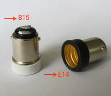 10pcs BA15D TO E14 adapter Conversion socket High quality fireproof material E14 socket adapter Lamp base holder converter 2024 - buy cheap