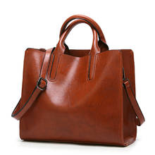 Vintage Women Handbag Luxury Handbags Women Tote Bag Designer Brand Leather Ladies Hand Bags Simple Shoulder Bags for New  C1637 2022 - buy cheap