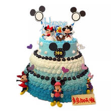 Mickey Party Supplies Minnie Mouse Cake Topper Dacoration Dolls Boys Kids Caketopper Happy Birthday Event Gift Toy 2024 - buy cheap