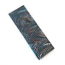 C-Tek Snakeskin pattern Honeycomb resin board Knife handle material DIY knife parts -120X40X30MM 2024 - buy cheap
