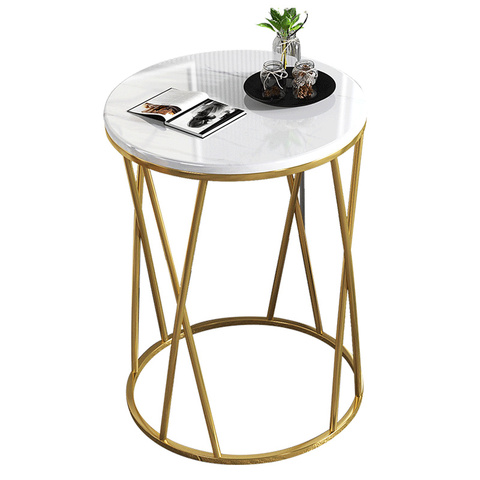 Simple Nordic Light Luxury Coffee, Round Corner Tables