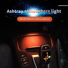 Luz Ambiental para Interior de coche, caja de iluminación con reposabrazos de Control Central, para F30, F32, BMW Serie 3, Cenicero 2024 - compra barato