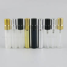 Mini atomizador de viaje vacío de 5ml, botella de vidrio con espray de 1/6oz, fragancia rellenable, Perfume, aroma vacío, niebla fina, 5 uds. 2024 - compra barato