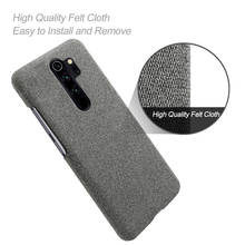 Anti-slip Ultra Thin Fabric Cloth Case for Xiaomi Redmi Note 8 Pro Anti-Drop Phone Bag Cover for Xiomi Redmi Note 8 Pro 8pro 2024 - buy cheap