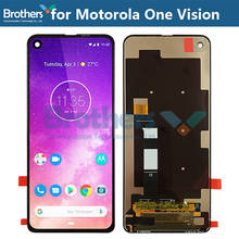 Для Motorola One Vision ЖК-дисплей с сенсорным экраном дигитайзер для Motorola P50 ЖК-монтажный ЖК-экран Замена телефона тест работы 2024 - купить недорого