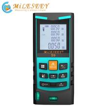 MILESEEY New S9 Laser Distance Meter 50M Rangefinder Trena Laser Tape Range Finder Build Measure Device Ruler Test Tool 2024 - buy cheap