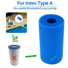 5pcs Swimming Pool Foam Filter Intex Type A Cleaner Pool Accessories Sponges Reusable Washable Filter Sponge Home Ponds Filters 2024 - buy cheap