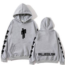 New Hot Billie Eilish Hoodie Men Black Cotton Hoodie Couple Billie Eilish Sweatshirt Simple Keep Warm Women/men Hoodie Clothes 2024 - buy cheap