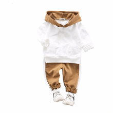 Spring Autumn Children Baby Girl Boys Cotton Clothes Infant Sports Hooded Sweatshirt Pants 2pcs/Sets Kid Casual Suits Tracksuits 2024 - buy cheap
