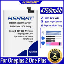 HSABAT 4750mAh BLP597 Battery for Oneplus 2 / for One Plus Two Replacement Batteries Bateria 2024 - buy cheap