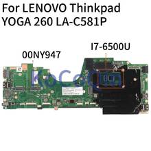 For LENOVO Thinkpad YOGA 260 SR2EZ I7-6500U Notebook Mainboard 01AY772 LA-C581P Laptop Motherboard 2024 - buy cheap