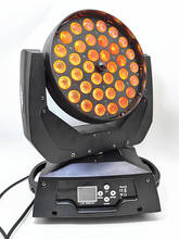 Лидер продаж, промывной светодиодный светильник RGBW с подвижным лучом, головной прожектор с динамическим кругом управления dmx 36x12 Вт, светодиодный промывной светильник с зумом 2024 - купить недорого