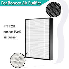 Reemplazo de filtro de purificador de aire HEPA + filtro compuesto de carbón activado para Boneco p340, piezas de purificador de aire 2024 - compra barato